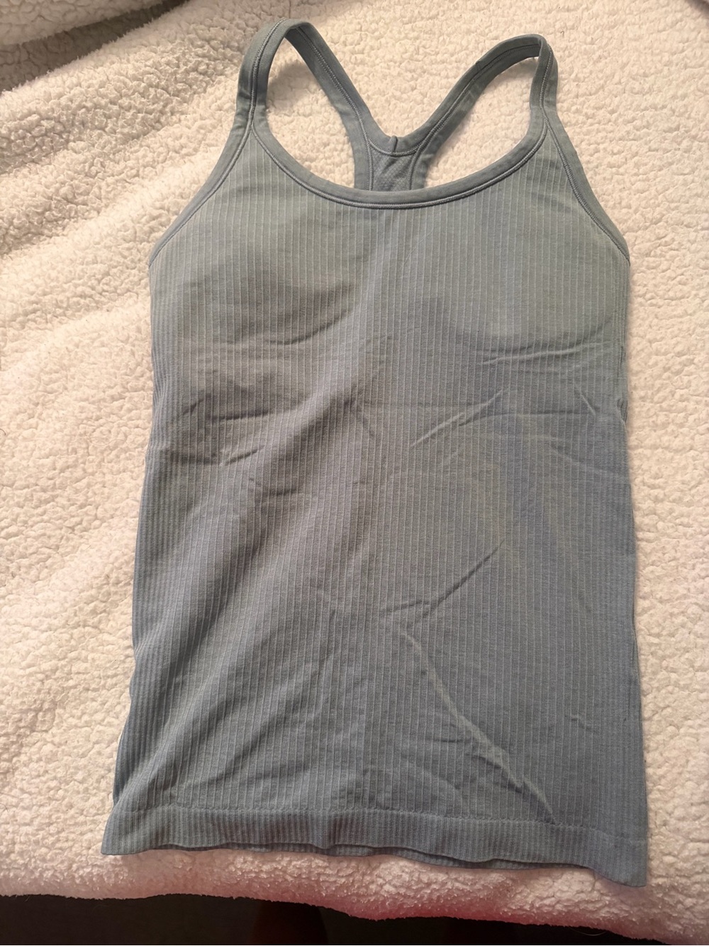 lululemon athletica Ebb To Street Ribbed Racerback Tank Top in Gray - Picture 2 of 5